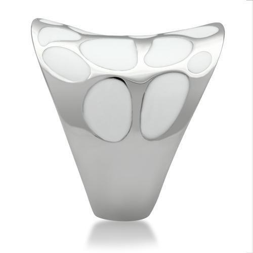 TK224 - High polished (no plating) Stainless Steel Ring with No Stone-4