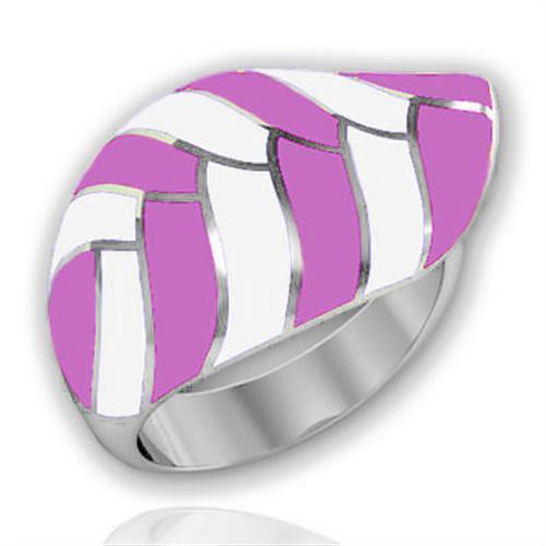 TK226 - High polished (no plating) Stainless Steel Ring with No Stone-0