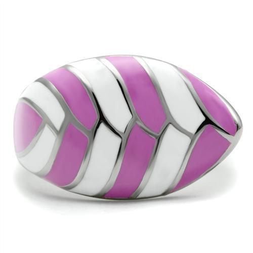 TK226 - High polished (no plating) Stainless Steel Ring with No Stone-2