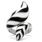 TK227 - High polished (no plating) Stainless Steel Ring with No Stone-2