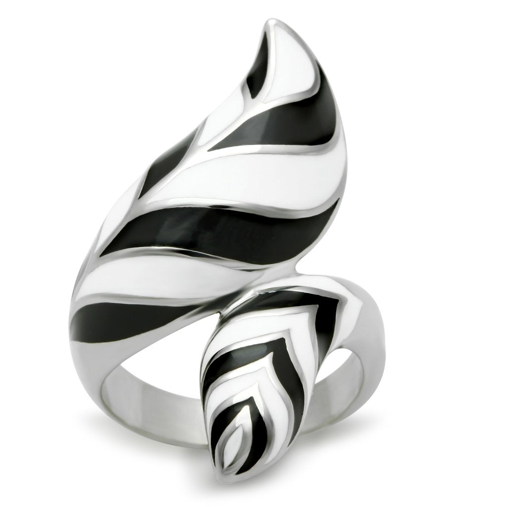 TK227 - High polished (no plating) Stainless Steel Ring with No Stone-0