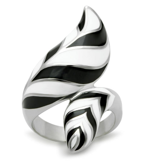 TK227 - High polished (no plating) Stainless Steel Ring with No Stone-0