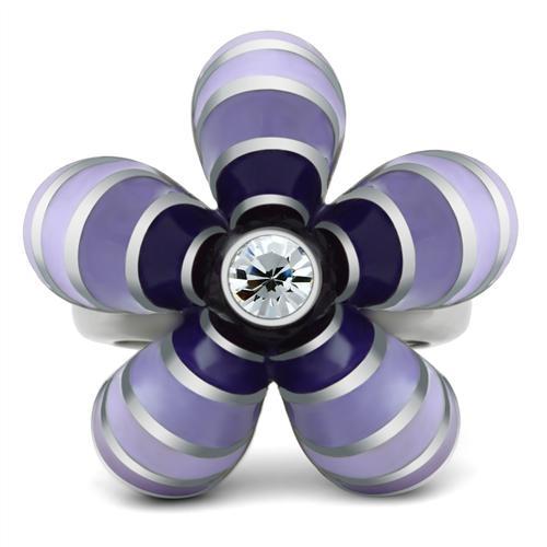 TK229 - High polished (no plating) Stainless Steel Ring with No Stone-2