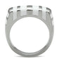 TK231 - High polished (no plating) Stainless Steel Ring with No Stone-3