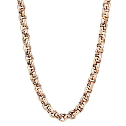 TK2425R - IP Rose Gold(Ion Plating) Stainless Steel Chain with No Stone-0