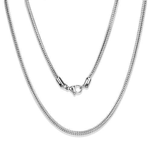 TK2430 - High polished (no plating) Stainless Steel Chain with No Stone-0