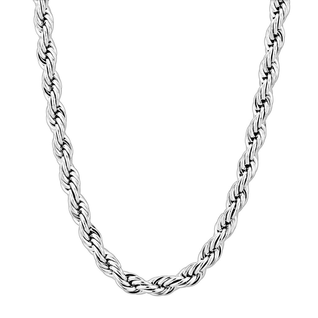 TK2433 - High polished (no plating) Stainless Steel Chain with No Stone-0