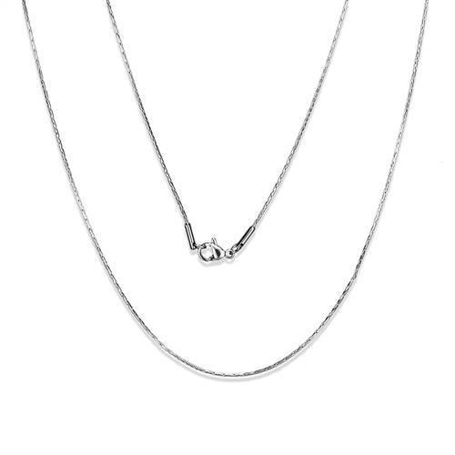 TK2439 - High polished (no plating) Stainless Steel Chain with No Stone-0