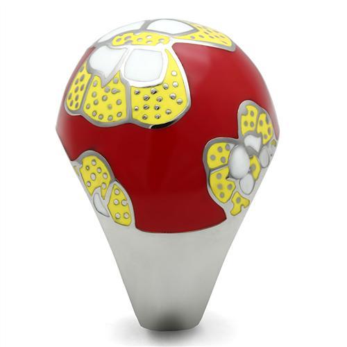 TK247 - High polished (no plating) Stainless Steel Ring with No Stone-2