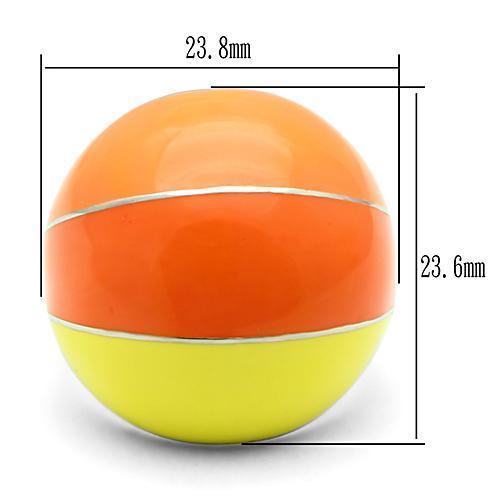 TK257 - High polished (no plating) Stainless Steel Ring with No Stone-1