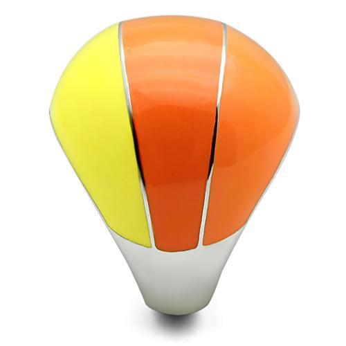 TK257 - High polished (no plating) Stainless Steel Ring with No Stone-3