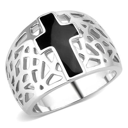 TK3720 - High polished (no plating) Stainless Steel Ring with No Stone-0