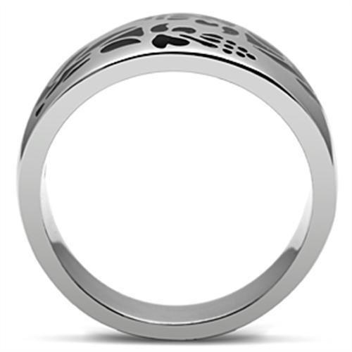 TK382 - High polished (no plating) Stainless Steel Ring with No Stone-2