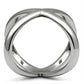 TK395 - High polished (no plating) Stainless Steel Ring with No Stone-2