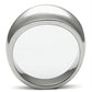 TK397 - High polished (no plating) Stainless Steel Ring with No Stone-2