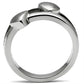 TK398 - High polished (no plating) Stainless Steel Ring with No Stone-2