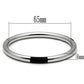 TK404 - High polished (no plating) Stainless Steel Bangle with No Stone-1