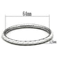 TK406 - High polished (no plating) Stainless Steel Bangle with No Stone-1