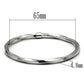 TK410 - High polished (no plating) Stainless Steel Bangle with No Stone-1