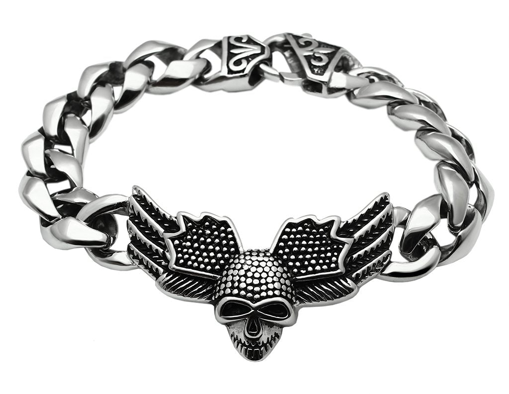 TK434 - High polished (no plating) Stainless Steel Bracelet with No Stone-0