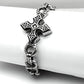 TK439 - High polished (no plating) Stainless Steel Bracelet with No Stone-3