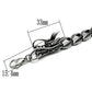 TK441 - High polished (no plating) Stainless Steel Bracelet with No Stone-2