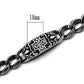 TK443 - High polished (no plating) Stainless Steel Bracelet with No Stone-2