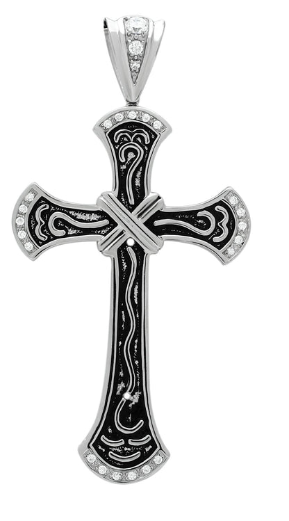 TK456 - High polished (no plating) Stainless Steel Chain Pendant with No Stone-0