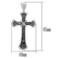 TK456 - High polished (no plating) Stainless Steel Chain Pendant with No Stone-1
