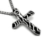 TK460 - High polished (no plating) Stainless Steel Chain Pendant with No Stone-2