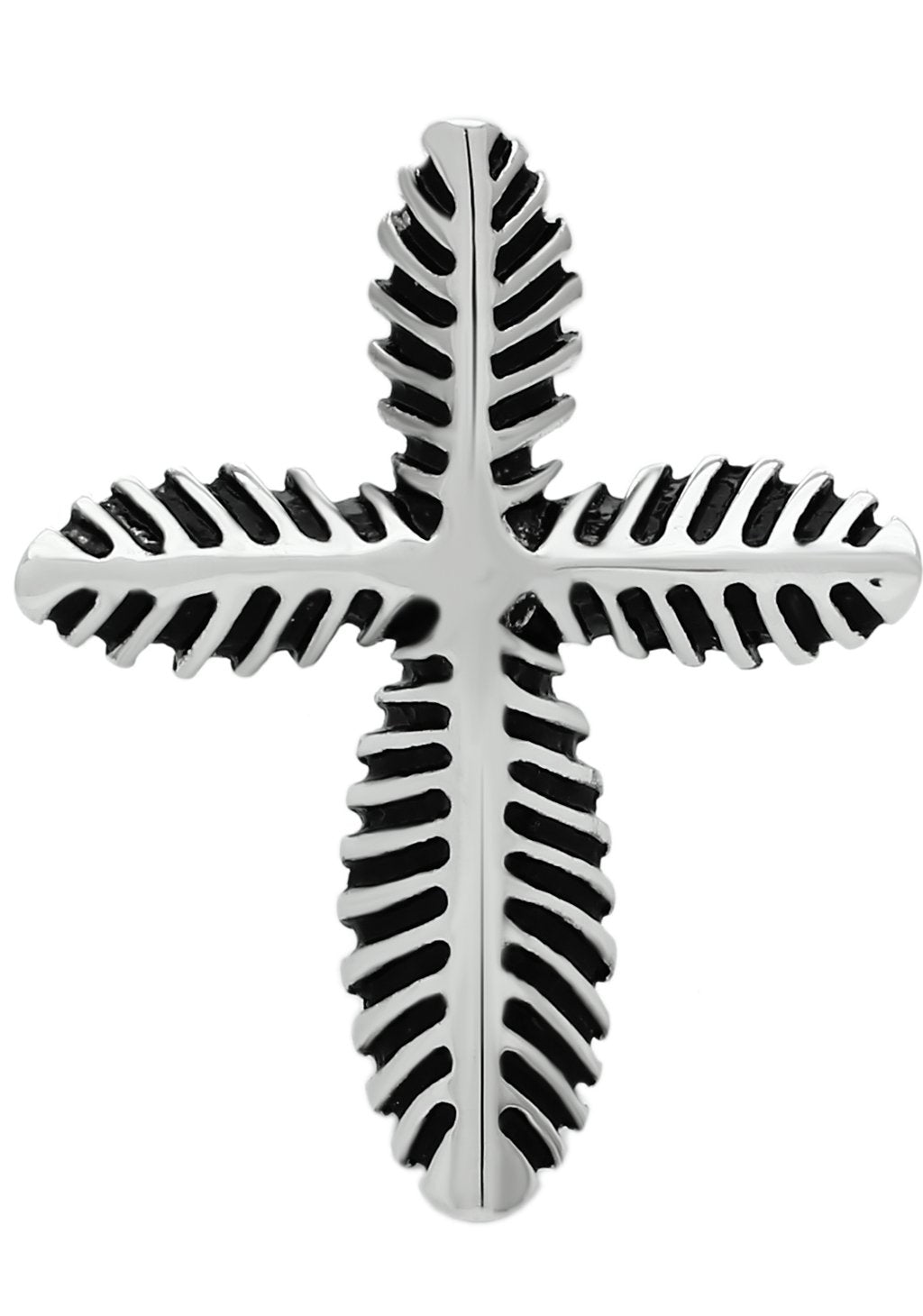 TK461 - High polished (no plating) Stainless Steel Chain Pendant with No Stone-0