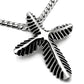 TK461 - High polished (no plating) Stainless Steel Chain Pendant with No Stone-2