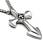 TK462 - High polished (no plating) Stainless Steel Chain Pendant with No Stone-2