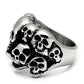 TK471 - High polished (no plating) Stainless Steel Ring with No Stone-2