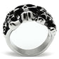 TK471 - High polished (no plating) Stainless Steel Ring with No Stone-4
