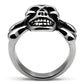 TK474 - High polished (no plating) Stainless Steel Ring with No Stone-2