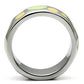 TK513 - High polished (no plating) Stainless Steel Ring with Epoxy  in Multi Color-2