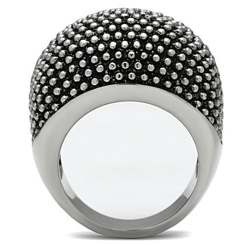 TK519 - High polished (no plating) Stainless Steel Ring with No Stone-2