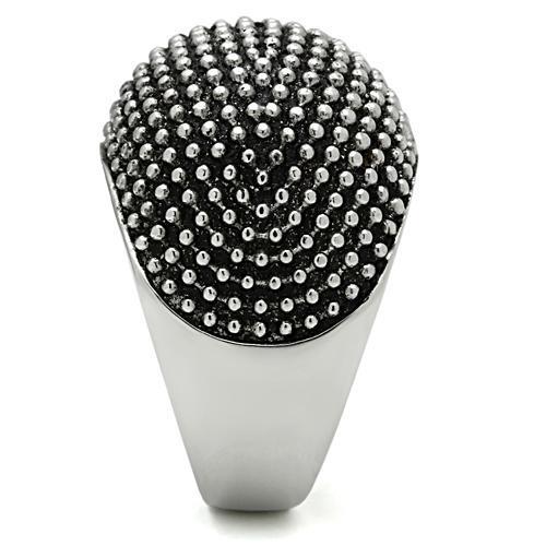 TK519 - High polished (no plating) Stainless Steel Ring with No Stone-3