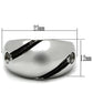 TK524 - High polished (no plating) Stainless Steel Ring with No Stone-1