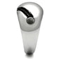 TK524 - High polished (no plating) Stainless Steel Ring with No Stone-3