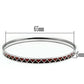 TK529 - High polished (no plating) Stainless Steel Bangle with Epoxy  in Siam-1
