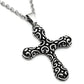 TK554 - High polished (no plating) Stainless Steel Necklace with No Stone-2