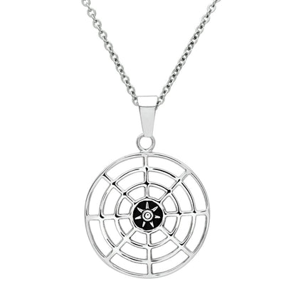 TK563 - High polished (no plating) Stainless Steel Necklace with No Stone-0
