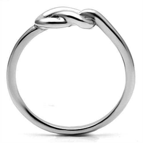 TK630 - High polished (no plating) Stainless Steel Ring with No Stone-2