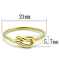 TK630G - IP Gold(Ion Plating) Stainless Steel Ring with No Stone-1
