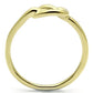 TK630G - IP Gold(Ion Plating) Stainless Steel Ring with No Stone-2