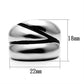 TK633 - High polished (no plating) Stainless Steel Ring with No Stone-1