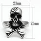 TK667 - High polished (no plating) Stainless Steel Ring with No Stone-1