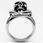 TK667 - High polished (no plating) Stainless Steel Ring with No Stone-2